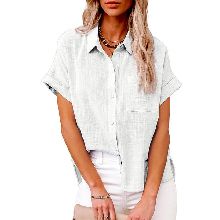 Miraqua - Timeless Button-Up Blouse