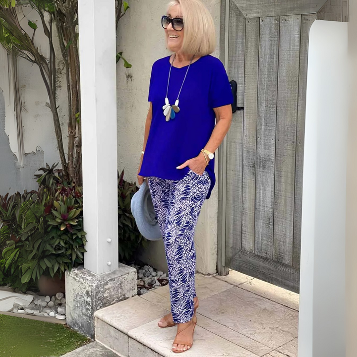 Allegra | Cotton-Blend Two-Piece Set – Effortless Polish, All-Day Comfort