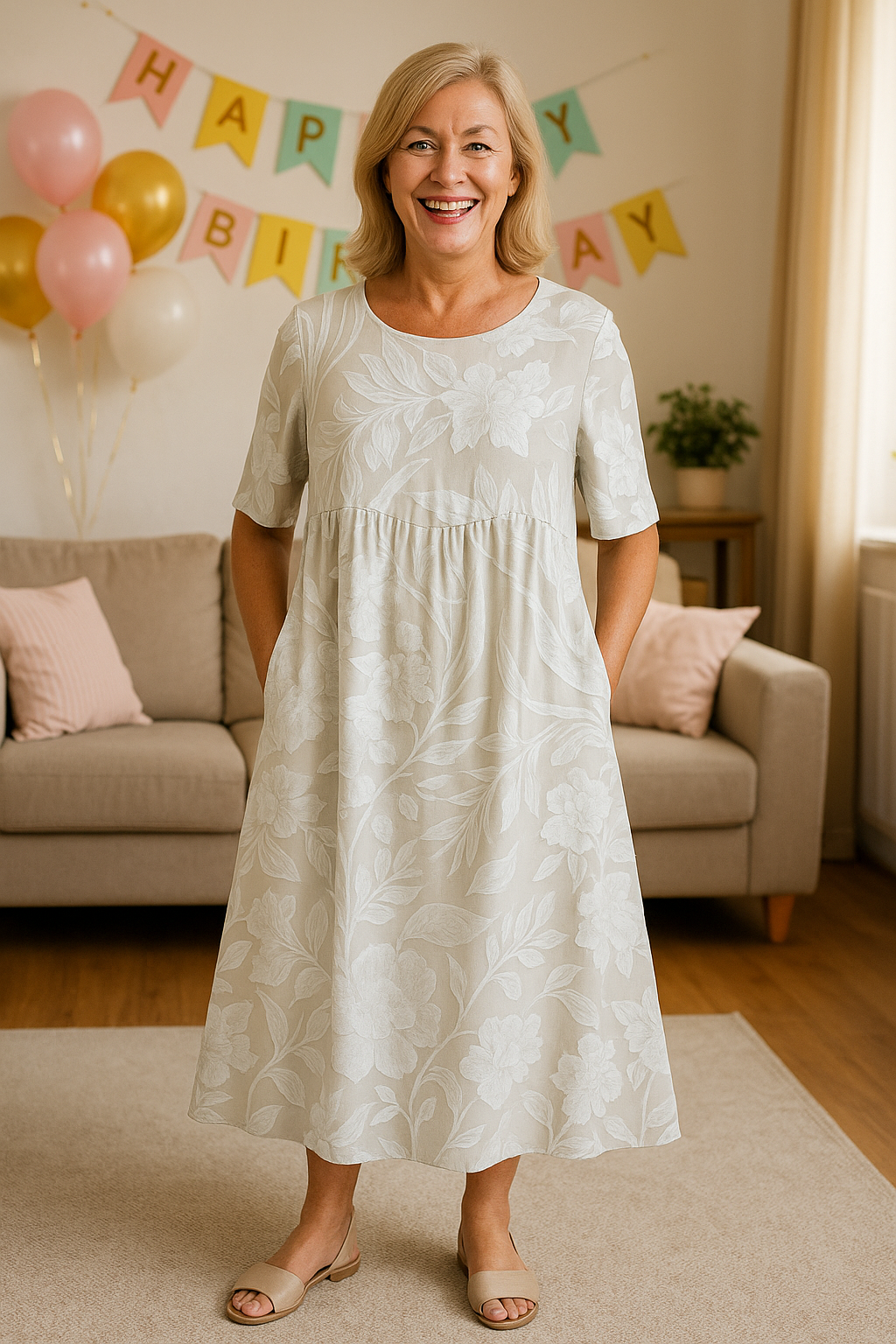 Meliora | Everyday Elegance Midi Dress – Flattering Comfort, Timeless Confidence