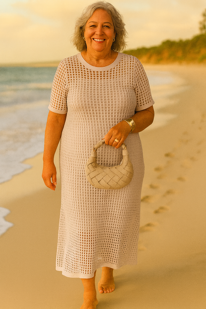 Celestia |  Two-Piece Boat Neck Dress