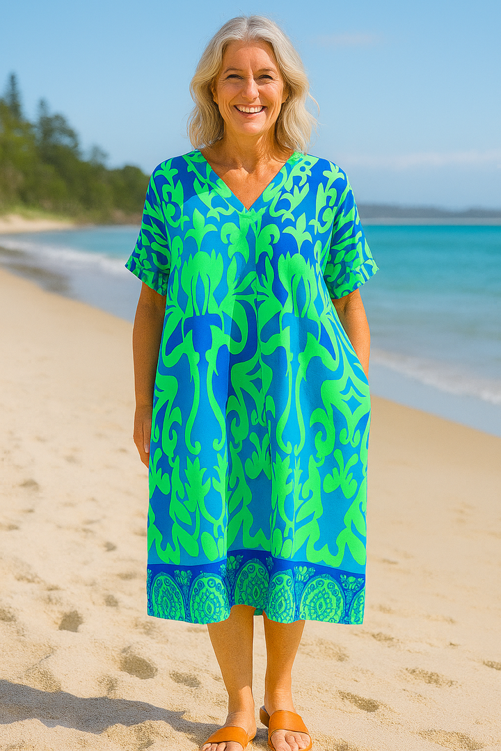 Marisela | Breeze Midi Dress – Lightness, Confidence & Carefree Style