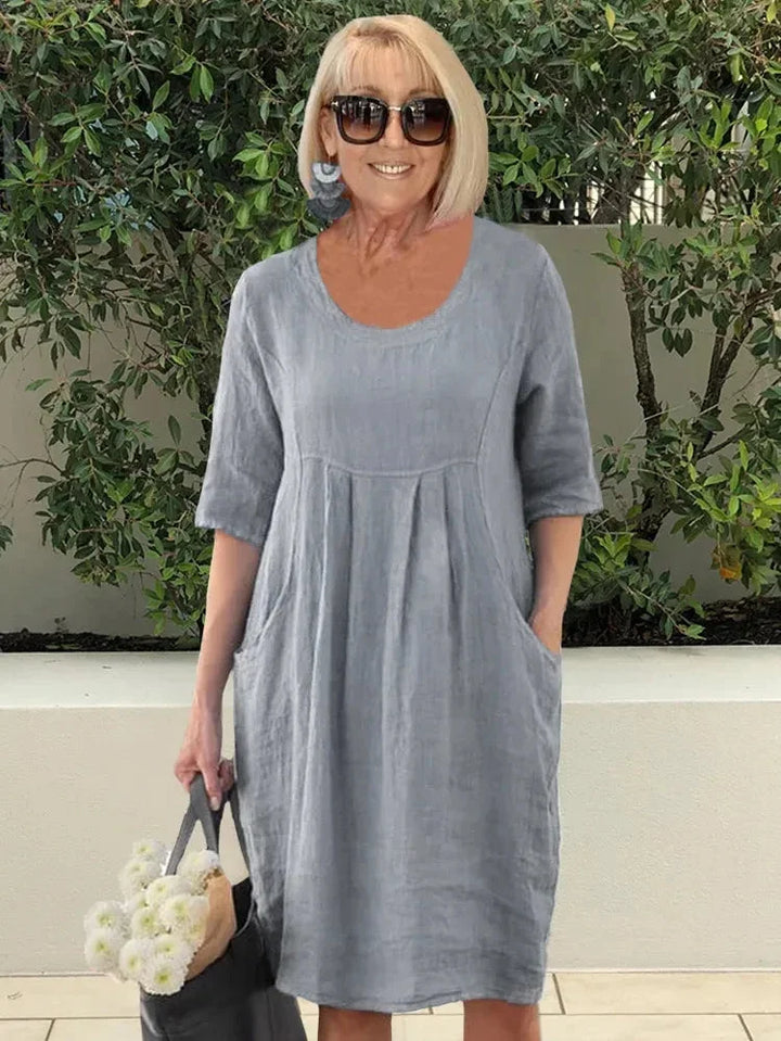Ruthie | Easy Elegance Linen Dress